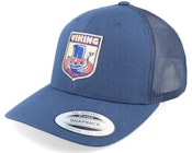 Longboat Shield Patch Navy Trucker