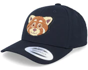 Red Panda Chenille Patch Black Adjustable