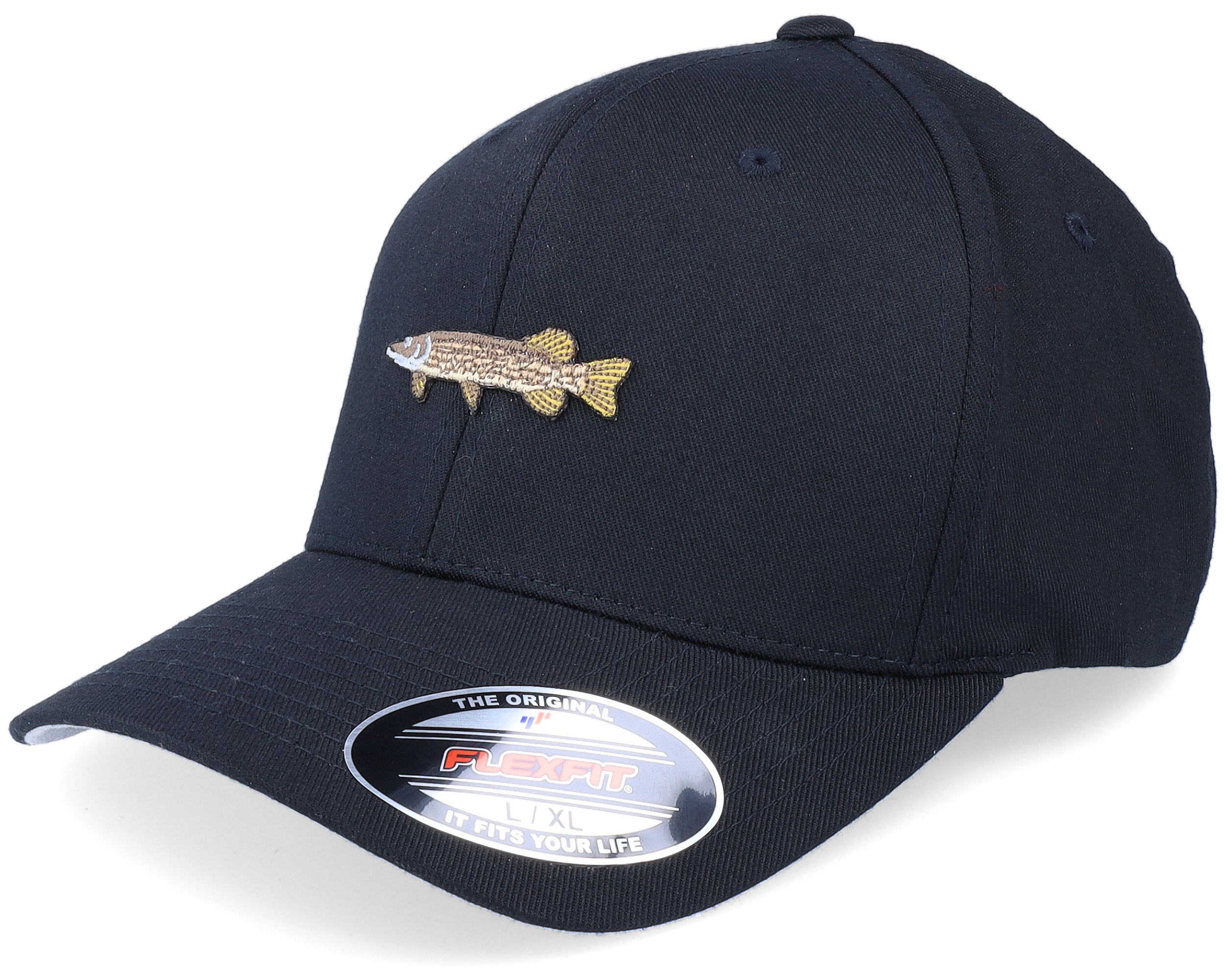 Pike Fish Black Flexfit - Skillfish cap