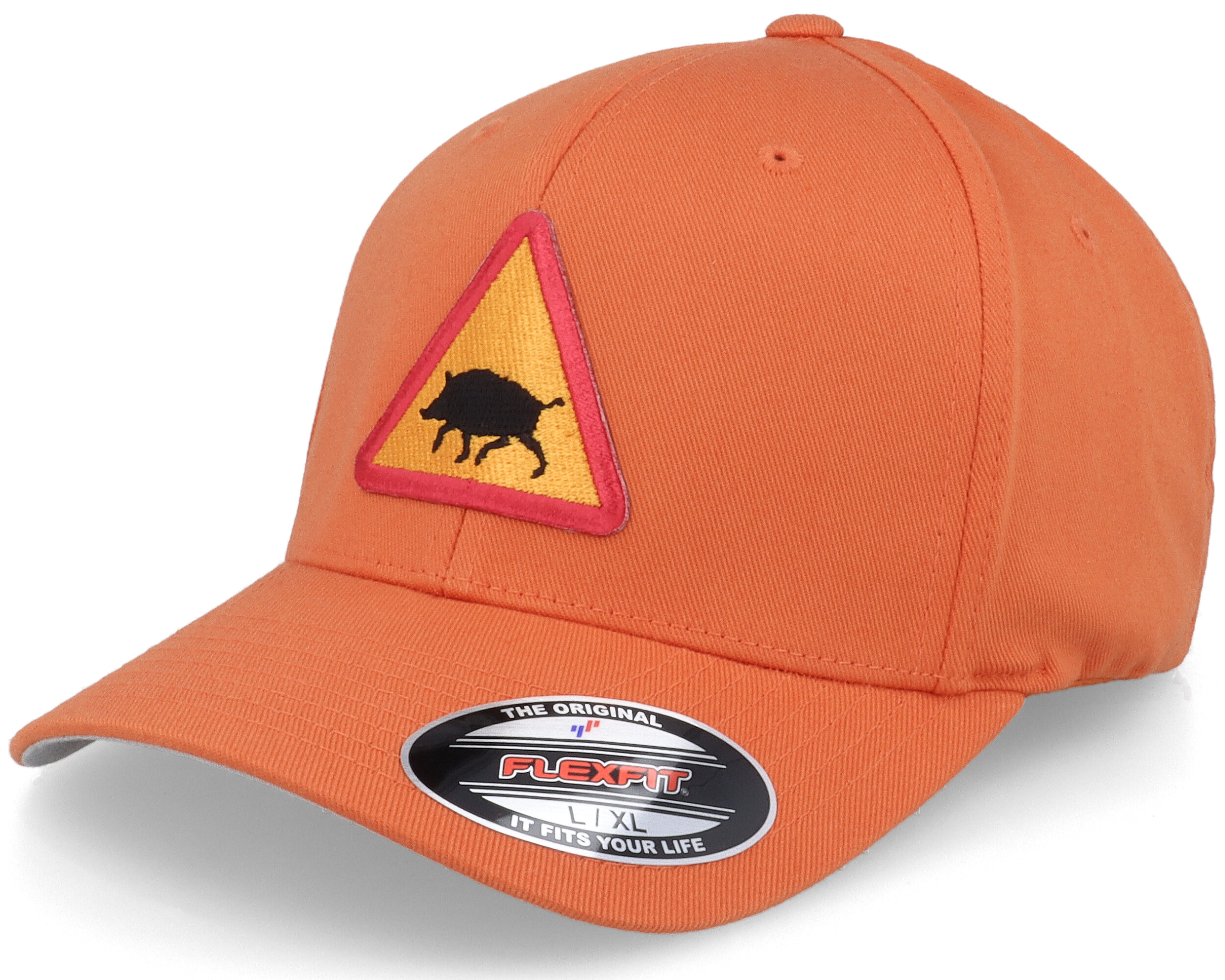 Flexfit orange store hunting hats