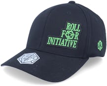 Roll For Initiative Patch Black - Flexfit