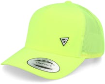 Padel Headwear White Rubber Neon Trucker - Padelville
