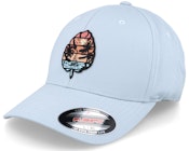 Tropical Leaf Summer Carolina Blue Flexfit