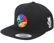 Spinner Wheel Black Snapback