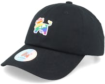 Arla Rainbow Cow Logo Black Dad Cap  - Hatstore