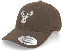 Red Deer Logo Waxed Brown Adjustable - Hunter