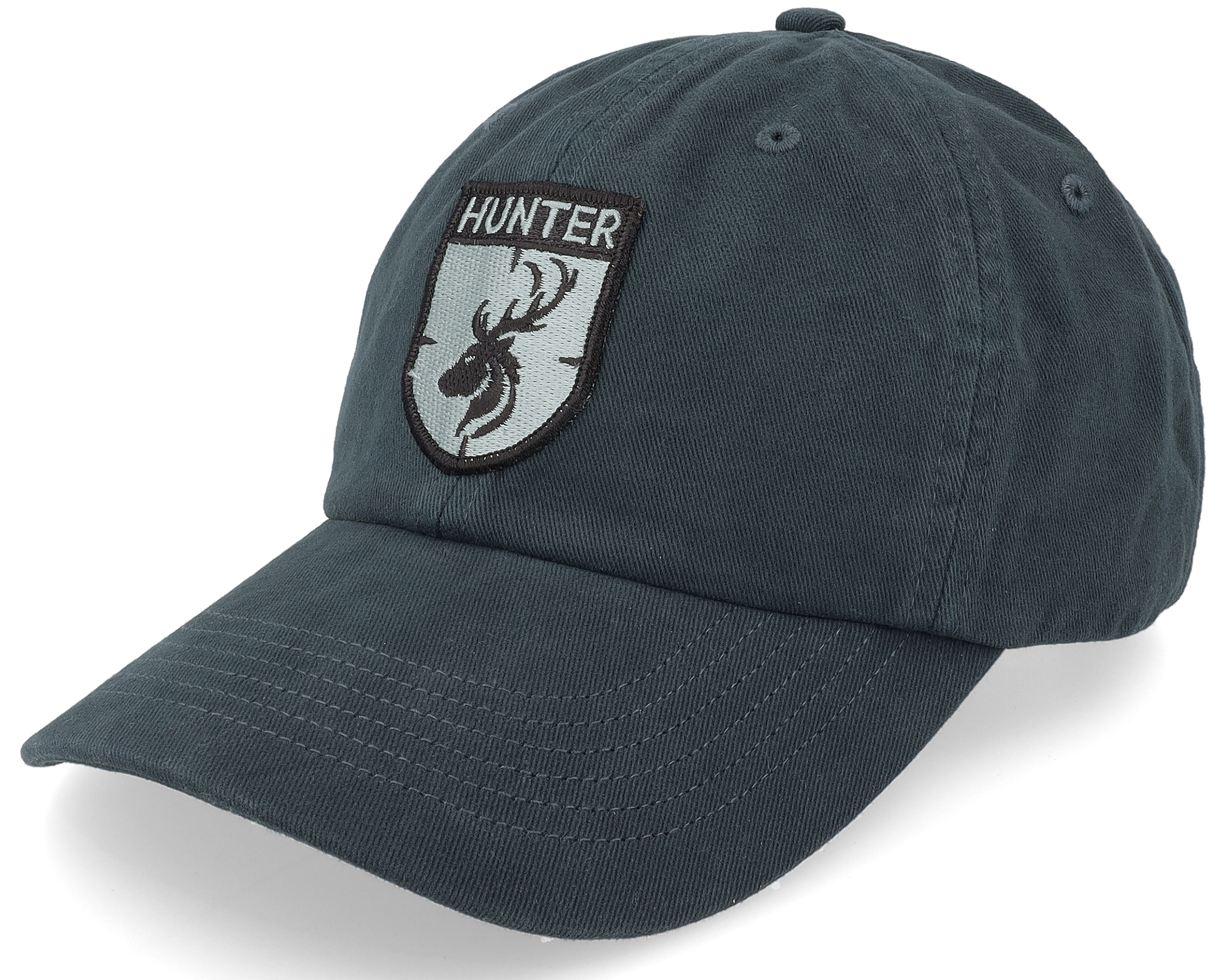 Hunter Shield Patch 380 Solid Navy Dad Cap Hunter cap Hatstore.co.uk