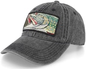 Big Pike 382 Snow Washed Black Denim Dad Cap