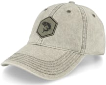 Trout Fish 382 Snow Washed Light Olive Dad Cap - Skillfish