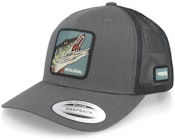 Grisjävel Patch Charcoal/Black Trucker