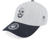 Bearded Calaveras Scull Grey/Black Snapback
