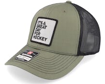 Great Day For Hockey Loden/Black Trucker - Iconic
