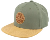 Logo Basic Mountain Suede Olive Snapback