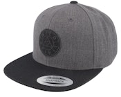 Logo Basic Mountain Charcoal/Black Snapback