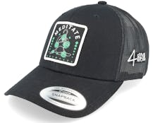 Meditate Anywhere Patch Black Trucker - 4REAL