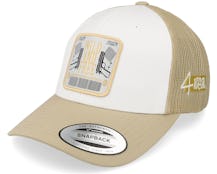 Wild And Free Patch White/Khaki Trucker - 4REAL