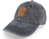 Poker King 382 Snow Washed Black Denim Dad Cap