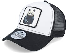 Geometry Panda Patch White/Black Trucker - Iconic