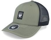 Bm Logo Blk Woven 112 Split Loden/Black Trucker