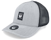 Bm Logo Blk Woven 112 Split Heather Grey/Black Trucker