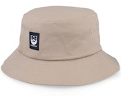 Bm Logo Blk Woven Khaki Bucket