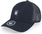 Bm Logo Blk Woven Black Trucker