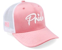 3d Pride Logo Velvet Pink/White Trucker - Fair