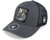 Cap Man Modern 112fp Split Charcoal/Black Trucker