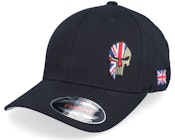 Uk Army Skull Black Wooly Combed Flexfit