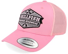 Blackberry Logo 6-panel Retro Pink Trucker - Skillfish