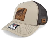 Grisjävel Laser 112 Split Khaki/Coffee Trucker