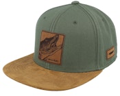 Grisjävel Laser Suede Olive Snapback
