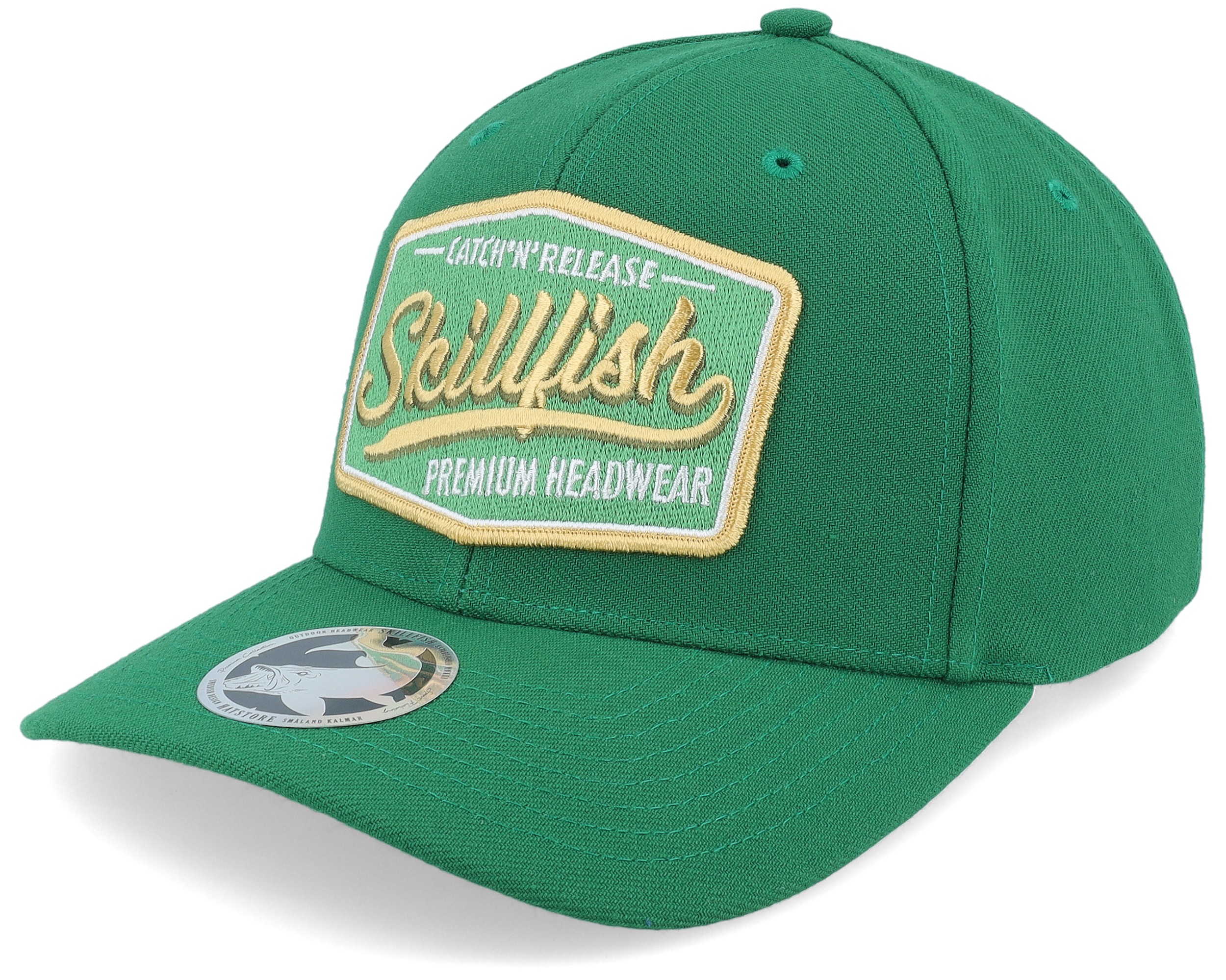 Premium Fishing 514 Solid Kelly Adjustable - Skillfish cap