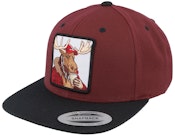 Moose Coffee Maroon/Black Snapback