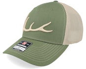 Elk Antler 3d 112fp Split Olive/Tan Trucker