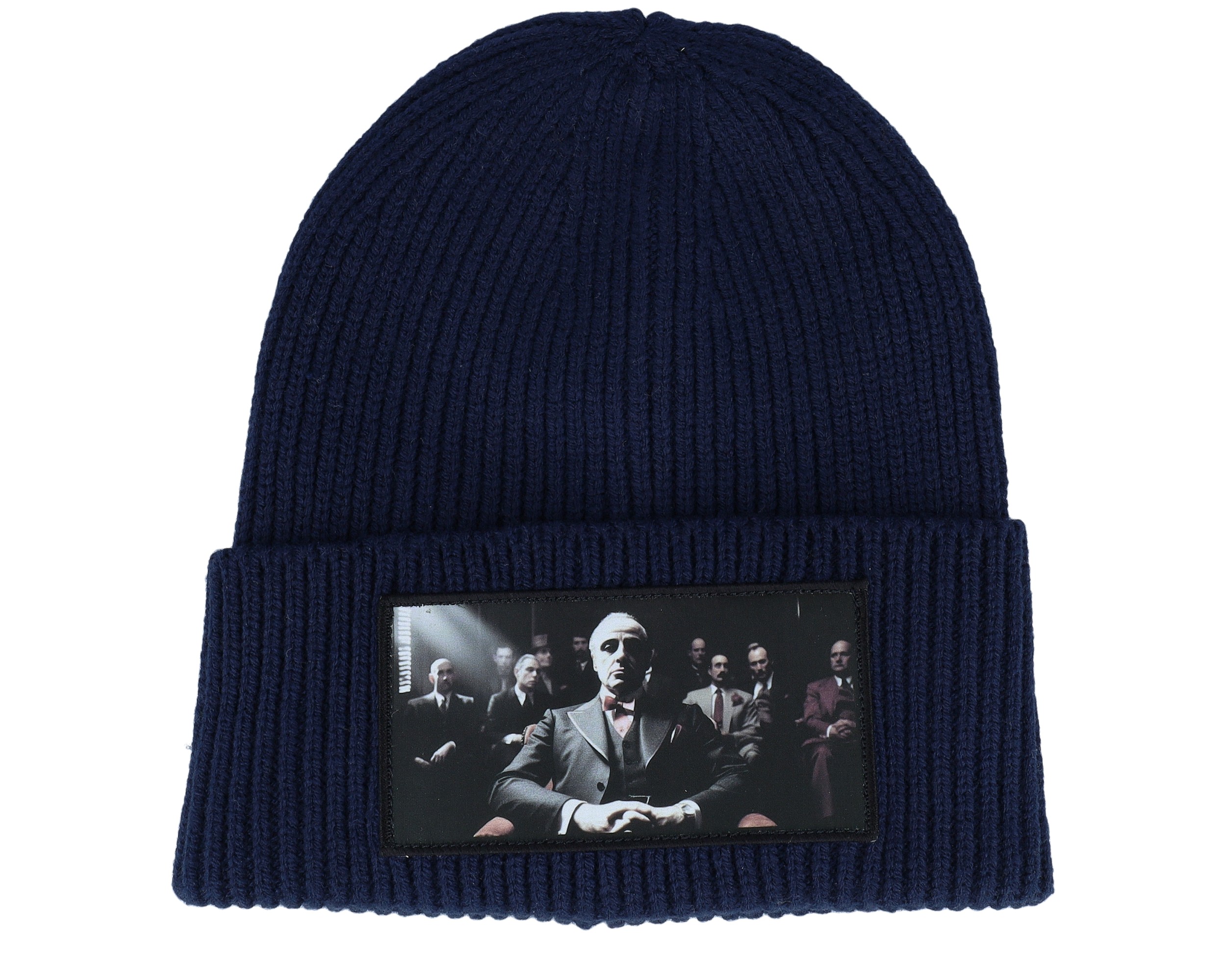 Gorros Mob Boss Beanie Oxford Navy Oversized Cuff - Calza Pennello