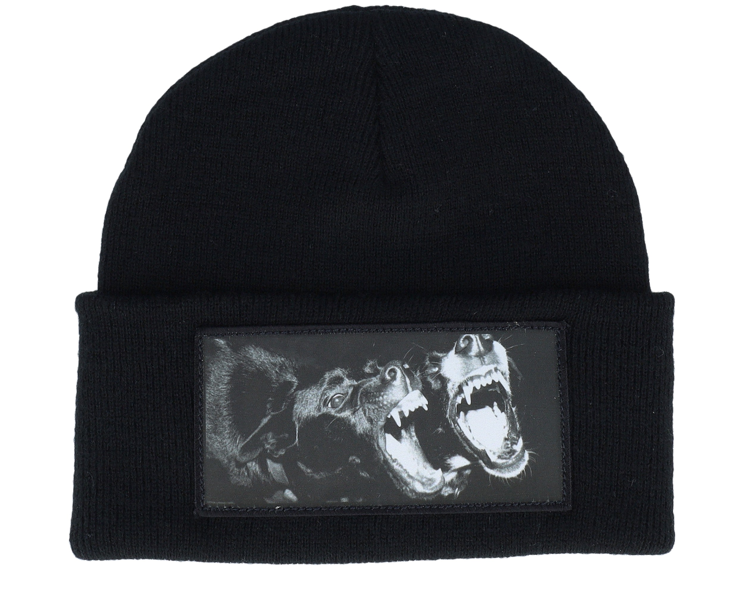 Gorros Dogs Beanie Black Cuff - Calza Pennello