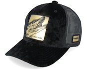 Kids Grisjävel Gold Youth Black Velvet Trucker