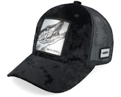 Kids Grisjävel Silver Youth Black Velvet Trucker