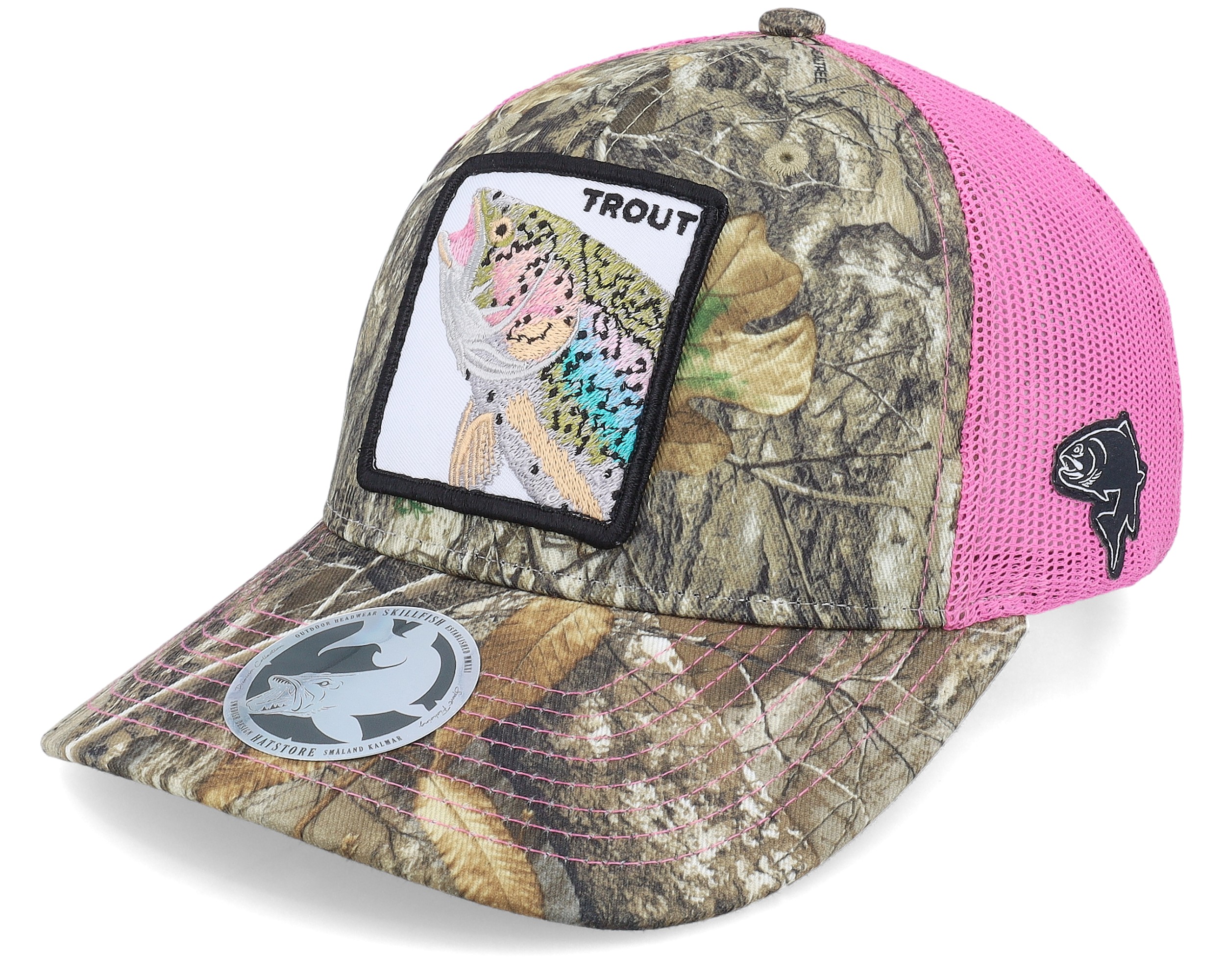 Trout Pro Fishing 112p Realtree Edge/Neon Pink Trucker - Skillfish cap