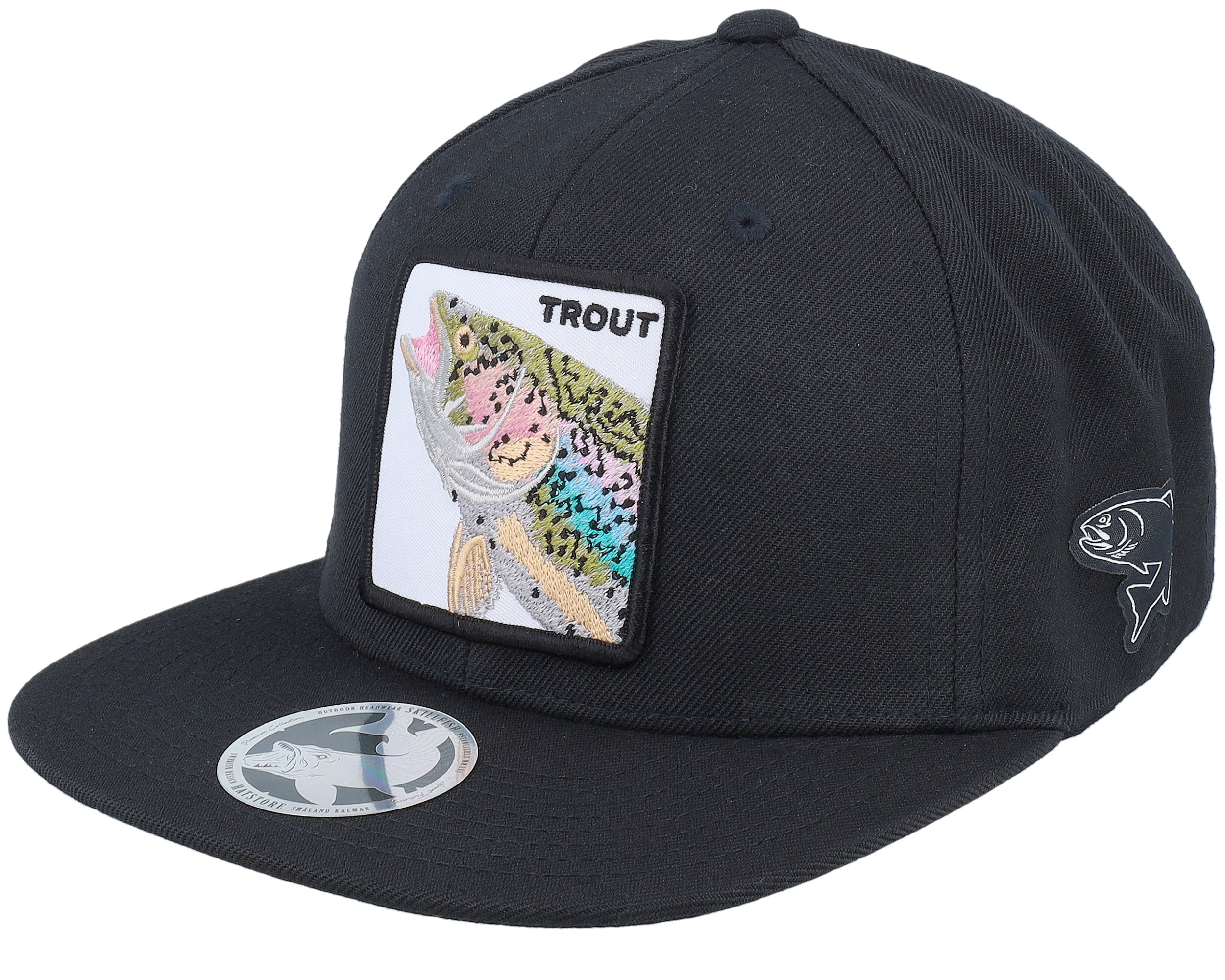 Trout Pro Fishing Black Snapback - Skillfish cap