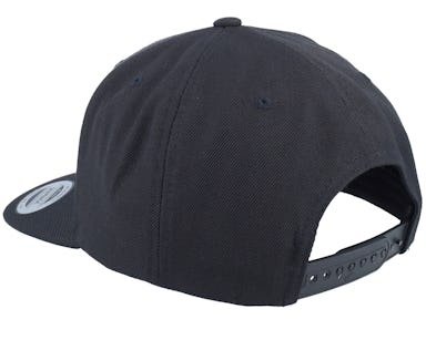 Retro Fishing Logo Black Snapback - Skillfish cap