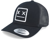 X Face White/Black A-frame Trucker