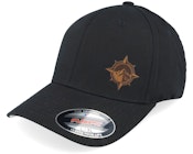 Windrose Mountain Brown Patch Black Flexfit