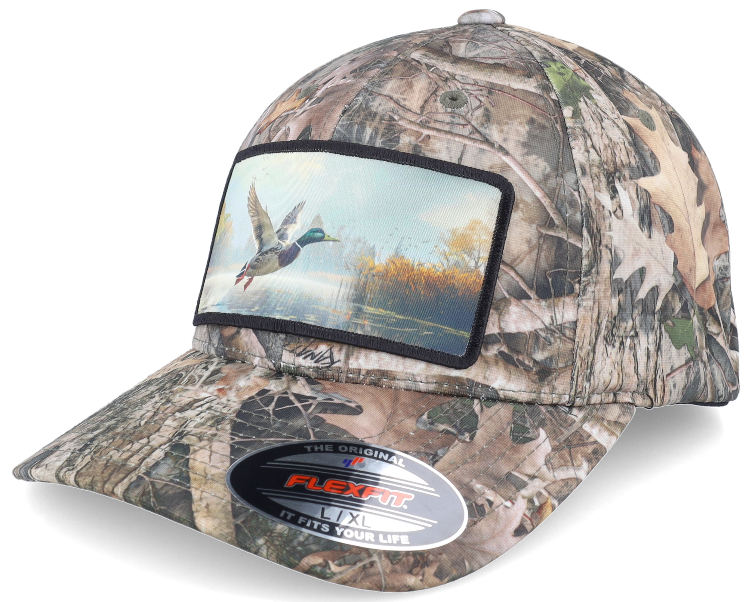 Big Duck Wide Timber Kanati Camo Pattern Flexfit