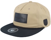 Casual Logo Black Patch Khaki/Black Rope Snapback