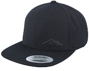 Small Mountain Icon Patch Black Snapback
