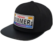 Bimmer License Plate Black/Carbon Snapback