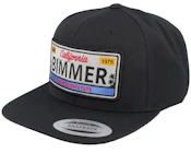 Bimmer License Plate Black Snapback