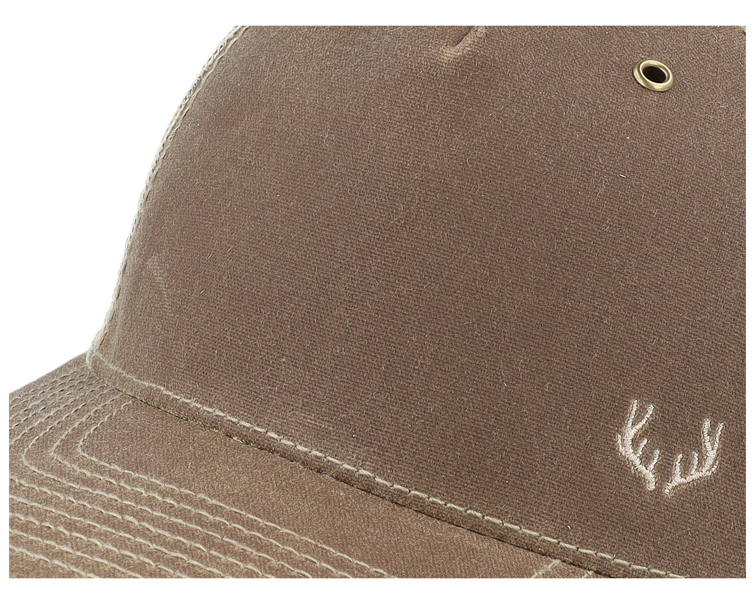 Tiny Deer Antlers 112wh Hawthorne Split Buck/Khaki AFrame Trucker